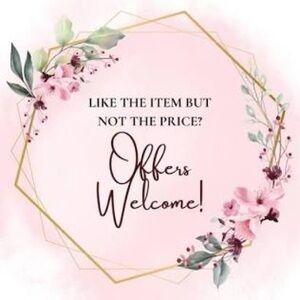 Offers Welcome! 💖